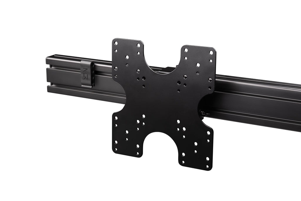 Elite Freestanding Quad Monitor Stand Carbon Grey