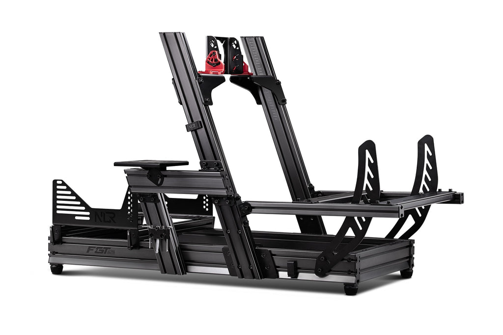 F-GT Elite Formula & GT Racing Simulator Cockpit- Side and Front Mount Edition