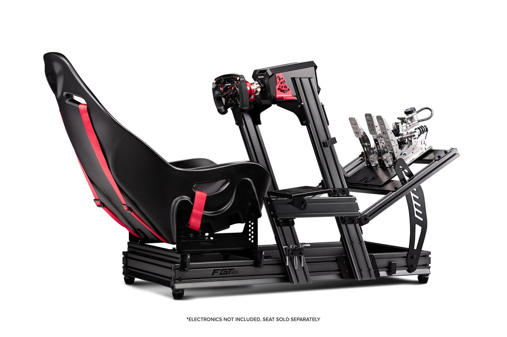 F-GT Elite Formula & GT Racing Simulator Cockpit- Side and Front Mount Edition