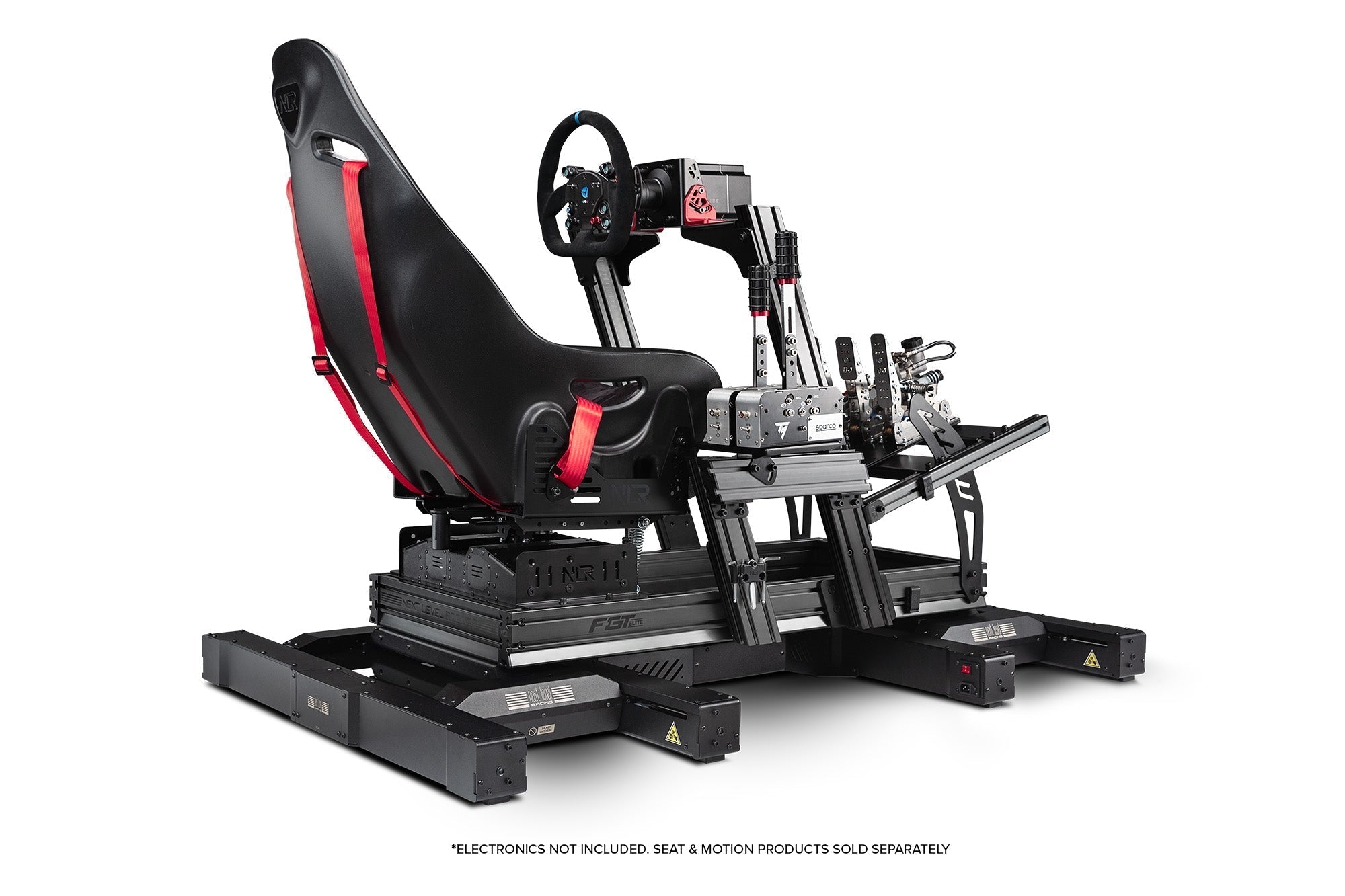 F-GT Elite Formula & GT Racing Simulator Cockpit- Side and Front Mount Edition