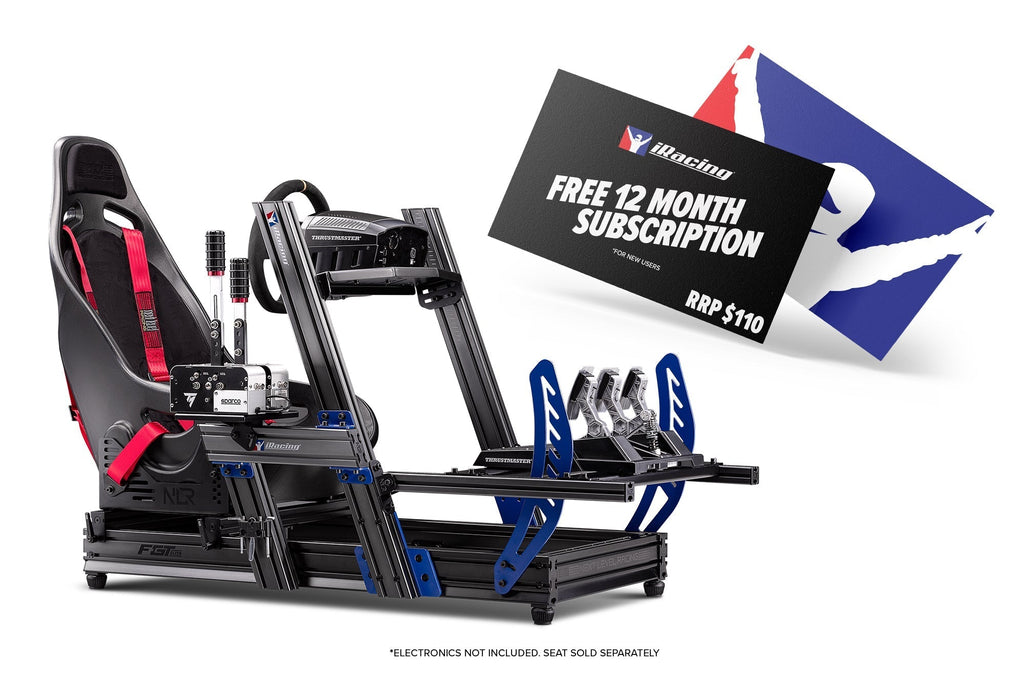 F-GT Elite Formula and GT Racing Simulator Cockpit iRacing Edition