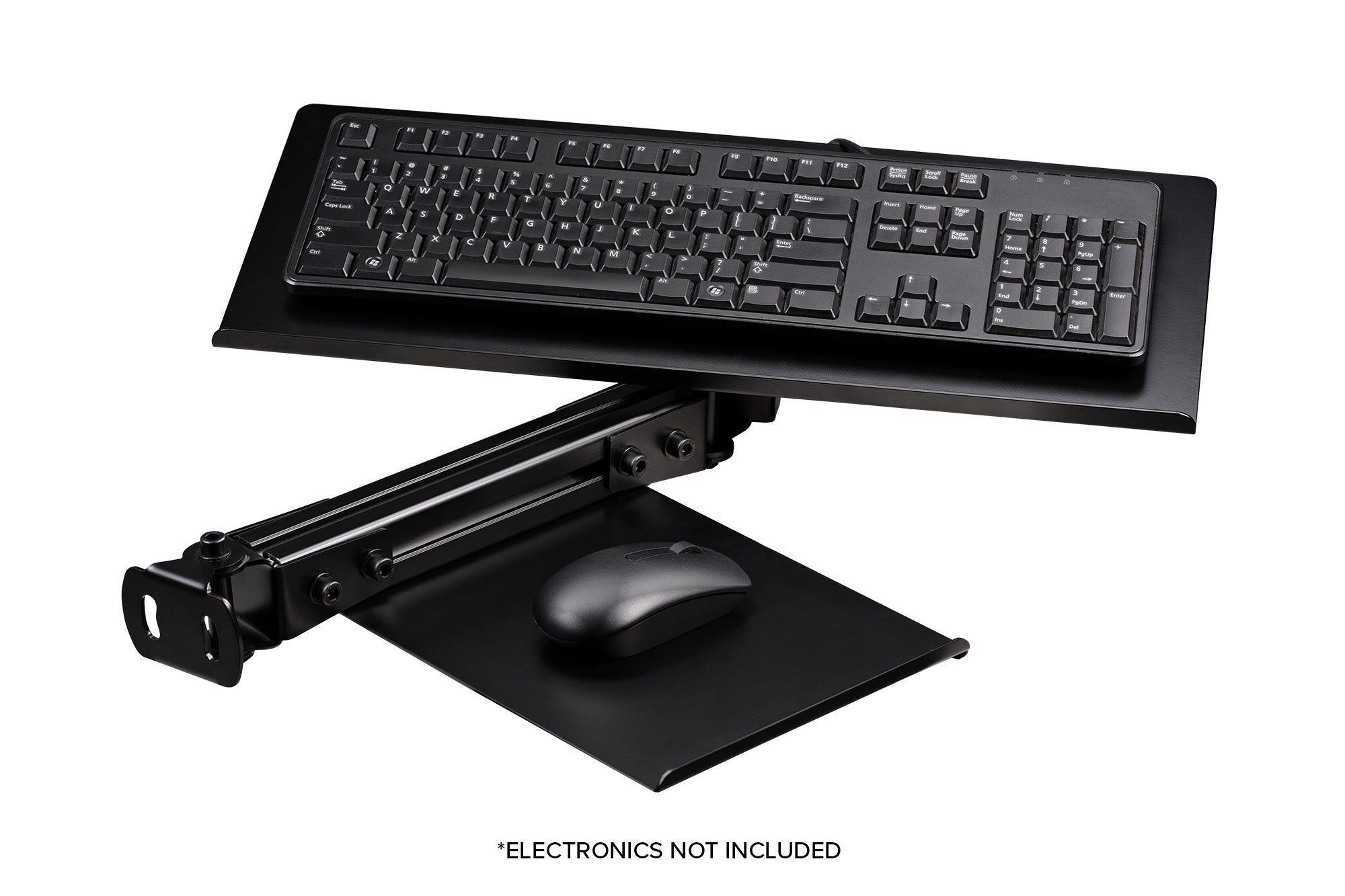Elite Keyboard and Mouse Tray - Black